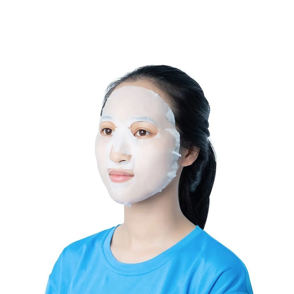 Mặt nạ Dermal Green Tea Collagen Essence Mask hỗ trợ nuôi dưỡng, kháng khuẩn cho da (23g) - Ảnh 4