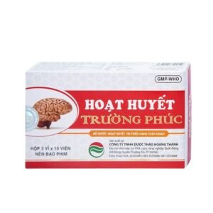 Thuốc Hoạt Huyết Trường Phúc bổ huyết, hoạt huyết, trị thiểu năng tuần hoàn (30 viên)
